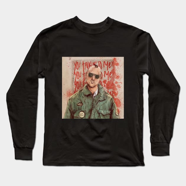 You talkin' to me? Long Sleeve T-Shirt by Belzoo